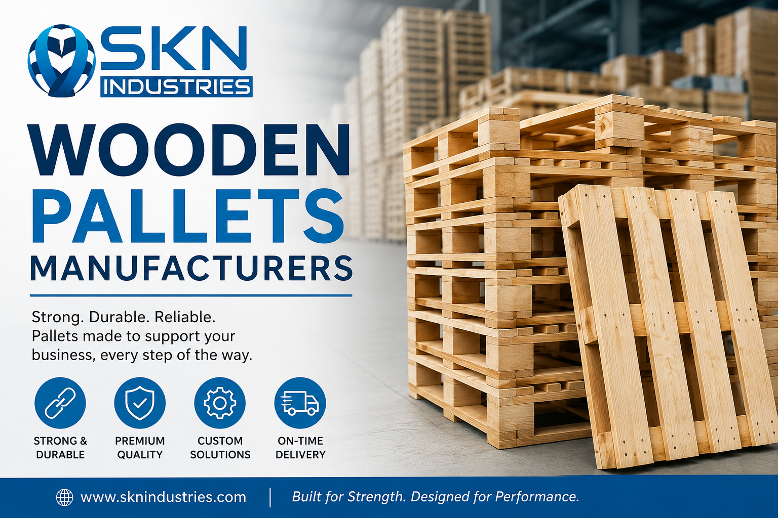 Wooden Pallets Manufacturers with Reliable Supply Chain
