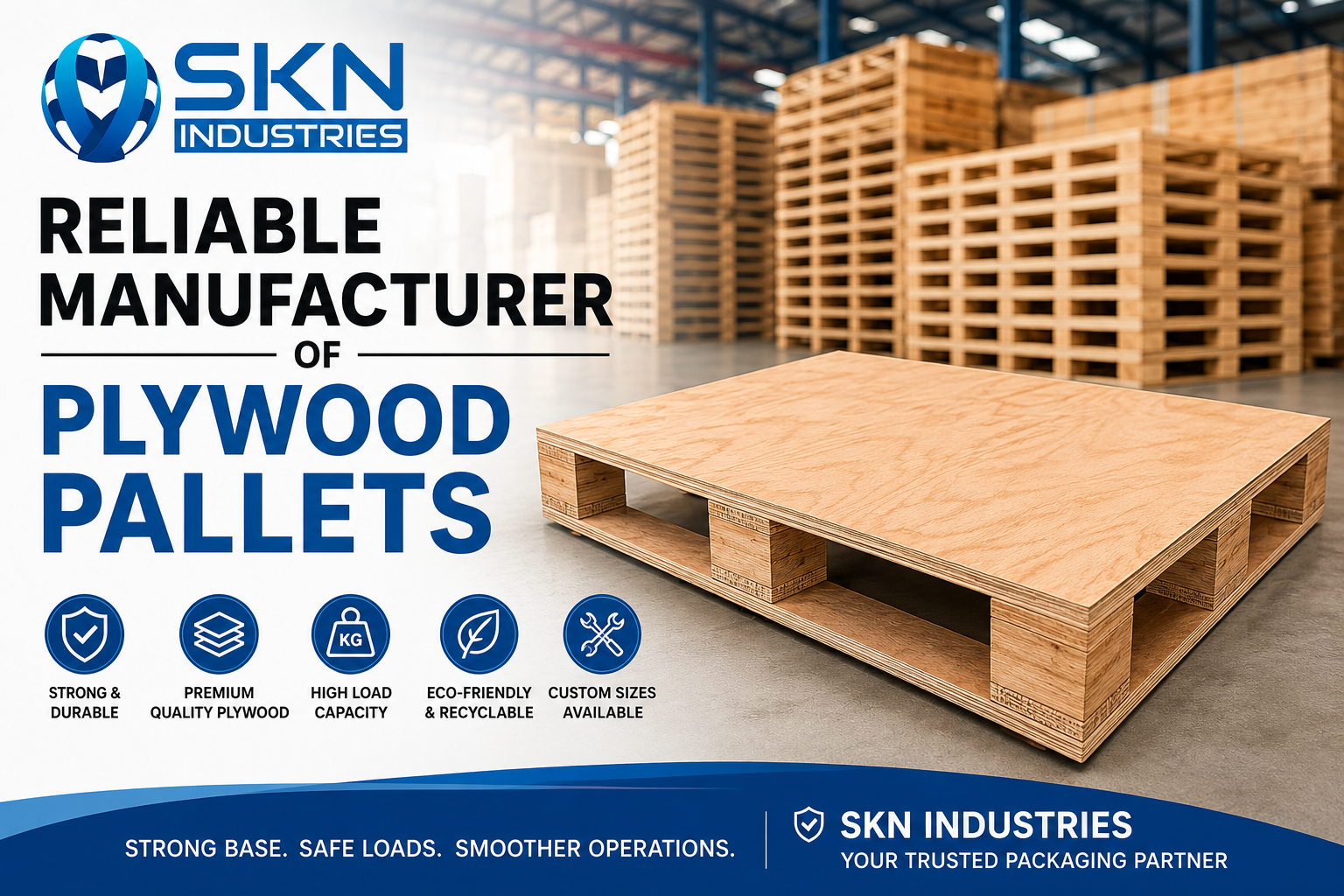 Reliable Manufacturer of Plywood Pallets